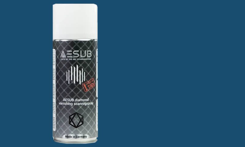 Achieve Exceptional 3D Scanning Results with AESUB Diamond: The Ultimate High-Precision Spray