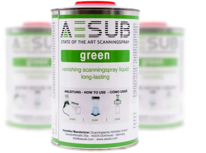 Go Green with AESUB Green: The Eco-Friendly Solution for High-Quality 3D Scanning