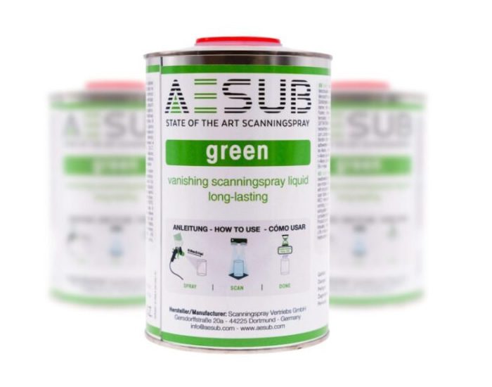 The Ideal Scanning Spray: AESUB Green’s Benefits for Industrial 3D Scanning Applications